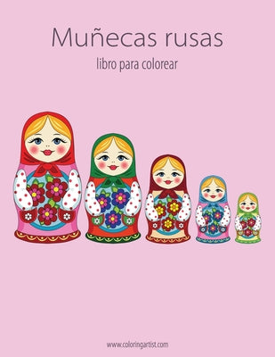 Muñecas rusas libro para colorear 1