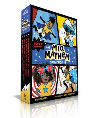 The MIA Mayhem Collection #2 (Boxed Set): MIA Mayhem Stops Time!; MIA Mayhem vs. the Mighty Robot; MIA Mayhem Gets X-Ray Specs; MIA Mayhem Steals the