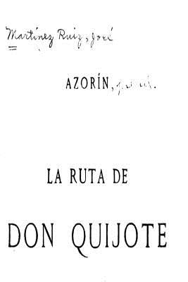 La Ruta de Don Quijote