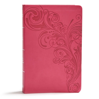 KJV Giant Print Reference Bible, Pink Leathertouch, Indexed