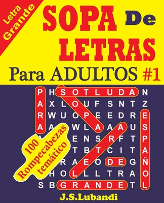 SOPA De LETRAS Para ADULTOS