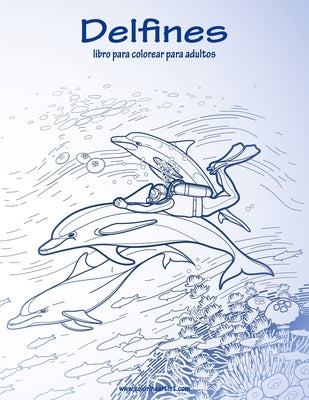 Delfines libro para colorear para adultos 1