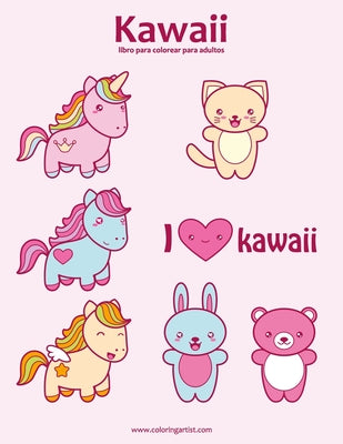 Kawaii libro para colorear para adultos 1