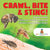 Crawl, Bite & Sting! Deadly Insects Insects for Kids Encyclopedia Children's Bug & Spider Books