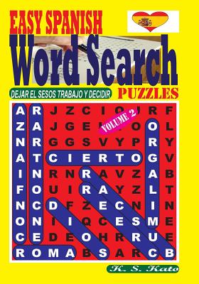 EASY SPANISH Word Search Puzzles. Vol. 2