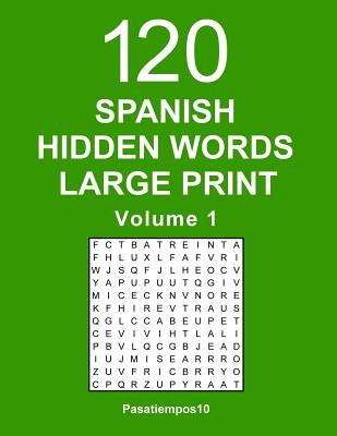 Spanish Hidden Words Large Print - Volume 1