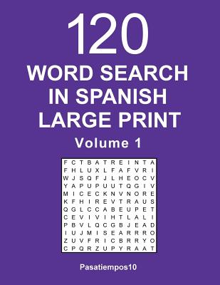 Word Search in Spanish Large Print - Volume 1