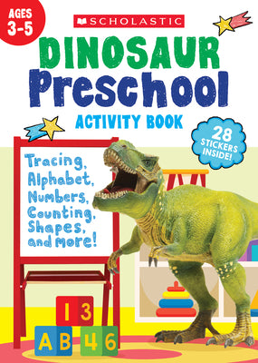 Dinosaur Preschool Activity Book