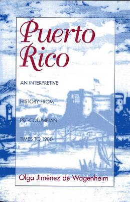 Puerto Rico: An Interpretive History from Pre-Columbian Times to 1900