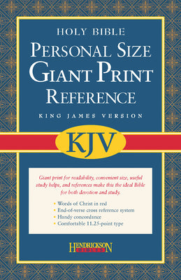 Personal Size Giant Print Reference Bible-KJV