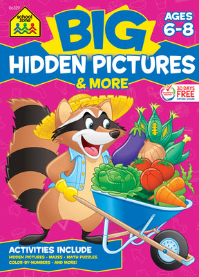 School Zone Big Hidden Pictures & More Workbook