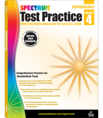 Spectrum Test Practice, Grade 4