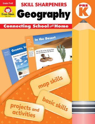 Skill Sharpeners: Geography, Prek Workbook