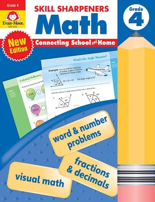 Skill Sharpeners: Math, Grade 4 Workbook