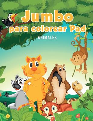 Jumbo para colorear Pad: Animales