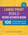 Large Print Bible Word Search Book: 100 Challenging and Fun Puzzles for Adults