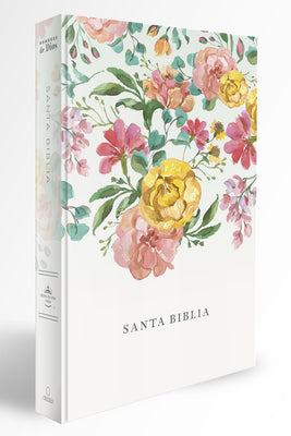 Biblia Reina Valera 1960 Tamaño Manual, Tapa Dura, Flores Rosadas / Spanish Bibl E Rvr 1960 Handy Size, Lp, Hc, Pink Flowers