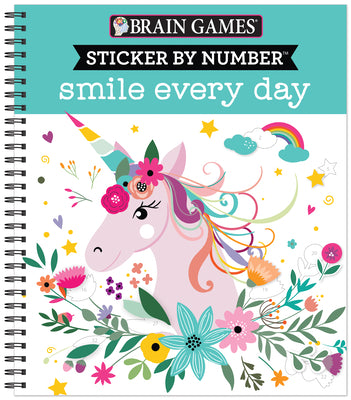 Brain Games - Sticker by Number: Smile Every Day