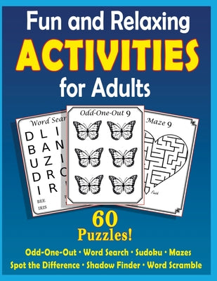 Fun and Relaxing Activities for Adults: Puzzles for People with Dementia [Large-Print]