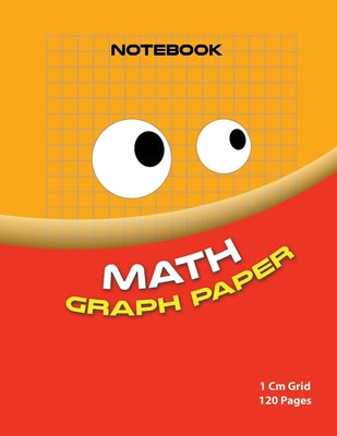 Math graph paper ( red edition ): 1cm size graph paper grid ( Color: Red 120 pages )