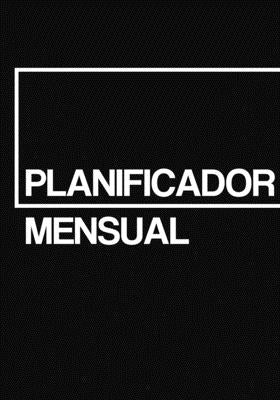 Planificador mensual minimalista sin fecha en español 7x10 (17,78cm x 25,4cm): Planificador mensual sin fecha