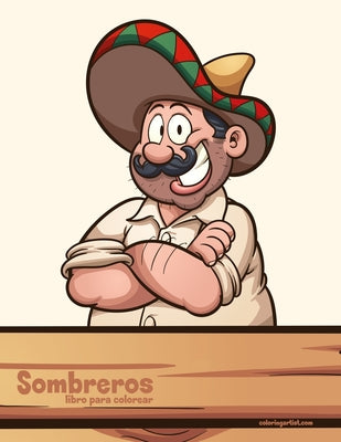 Sombreros libro para colorear