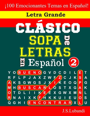 CLÁSICO SOPA De LETRAS En Español; 2