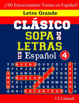 CLÁSICO SOPA De LETRAS En Español; 4