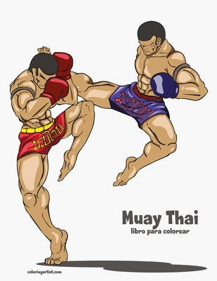 Muay Thai libro para colorear