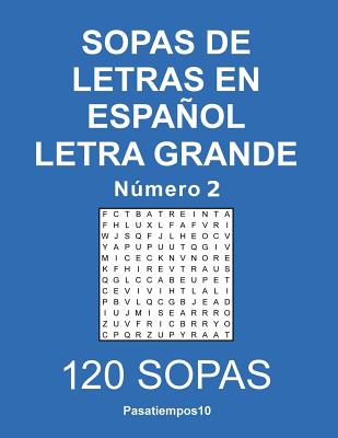 Sopas de letras en español Letra Grande - N. 2