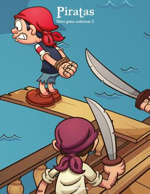 Piratas libro para colorear 2