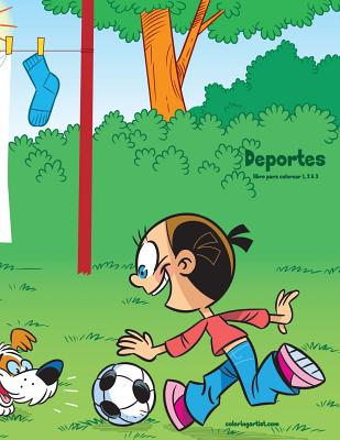 Deportes libro para colorear 1, 2 & 3