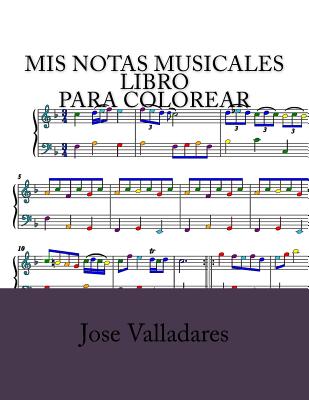 Mis Notas Musicales Libro para Colorear