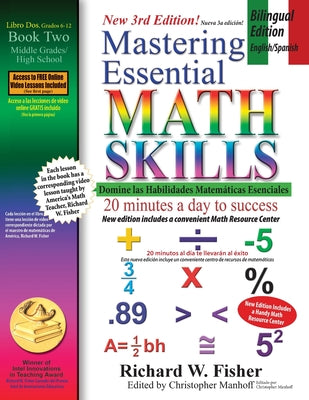 Mastering Essential Math Skills Book 2, Bilingual Edition - English/Spanish