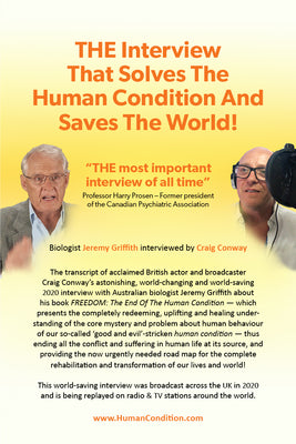 THE Interview That Solves The Human Condition And Saves The World!