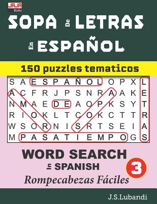 SOPA de LETRAS en ESPAÑOL (WORD SEARCH in SPANISH)