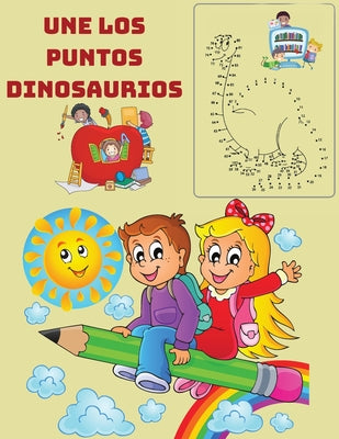 Une los puntos - Dinosaurios: Libro para colorear para niños a partir de 3 años (Unir puntos para niños)