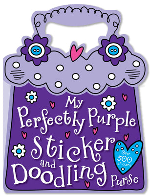 My Perfectly Purple Sticker and Doodling Purse