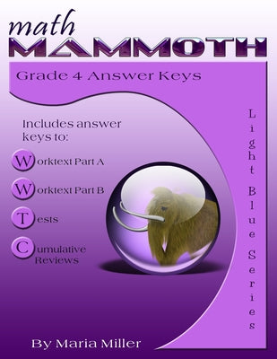 Math Mammoth Grade 4 Answer Keys