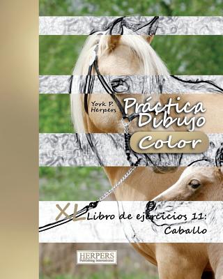 Práctica Dibujo [Color] - XL Libro de ejercicios 11: Caballo