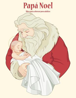 Papá Noel libro para colorear para adultos 1