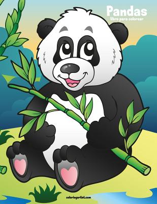 Pandas libro para colorear 1