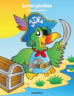 Loros piratas libro para colorear 1