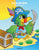 Loros piratas libro para colorear 1