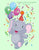 Animales en fiesta de cumpleaños libro para colorear 1