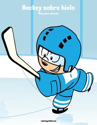 Hockey sobre hielo libro para colorear 1