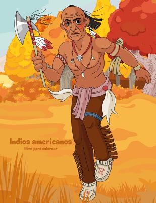 Indios americanos libro para colorear 1