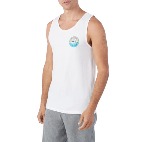 Oneill Camiseta sin Mangas Ripple Blanco, para Hombre