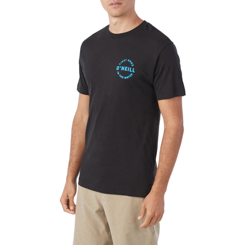 Oneill Camiseta Manga Corta Motionless Negro, para Hombre