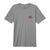 Oneill Camiseta Manga Corta Twin Palms Gris, para Hombre